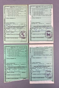 Group of Elvis Presley and Patsy Gamble Signatures