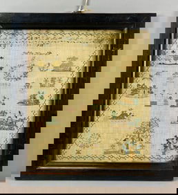 1842 J. Hardt Sewing Sampler