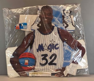 1993 Kenner Shaq Attaq Big Shaquille O’ Neal Cardboard Standup