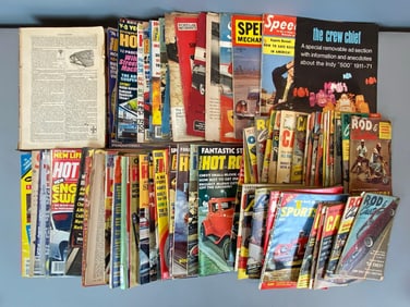 Group of Hot Rod Magazines and More