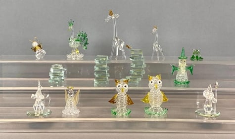 Group of Art Glass Figurines