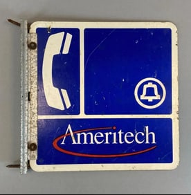 Ameritech Flange Advertising Sign