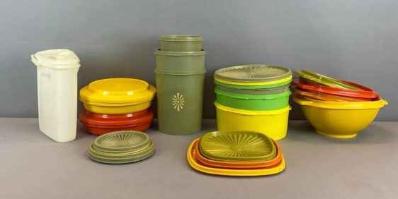 Group of Assorted Tupperware Containers