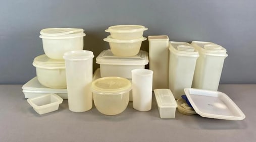 Group of Assorted Tupperware Containers
