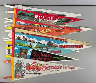 Group of Souvenir Pennants
