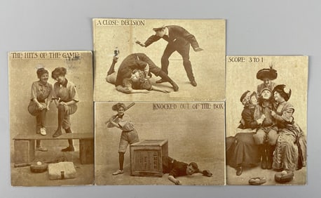 Postcards - 17 Female Baseball