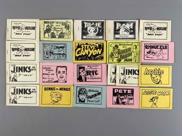 Group of Vintage Tijuana Bible Comic Books
