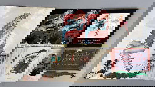 Group of Vintage Pinup Items