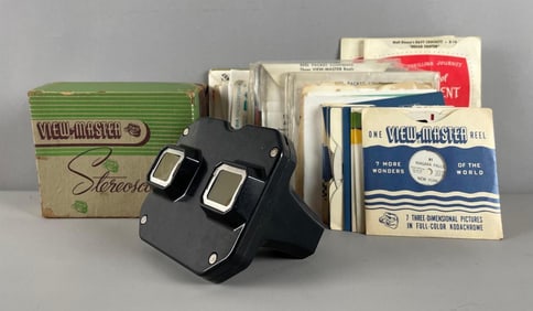 Vintage View-Master Stereoscope with Reels
