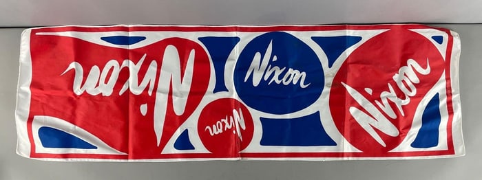 Vintage Richard Nixon Presidential Campaign Scarf