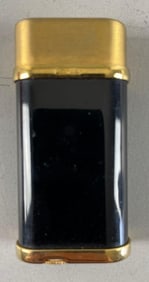 Vintage Cartier Black and Gold Refillable Lighter