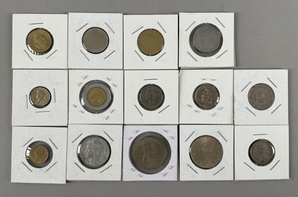 Group of Vintage Foreign Coins