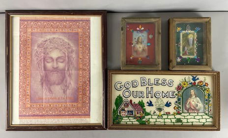 Group of Vintage Religious Art
