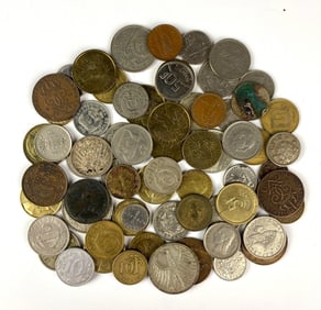 Group of 67 Foreign Coins