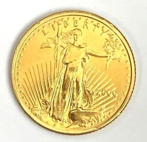 2000 US Mint $5 1/10th oz American Gold Eagle