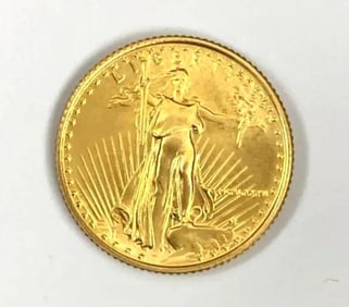 1986 US Mint $5 1/10th oz American Gold Eagle