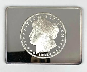 US Morgan Design oz .999 Silver Ingot/ Bar