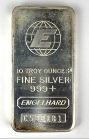 Engelhard 10 Oz Silver Bar