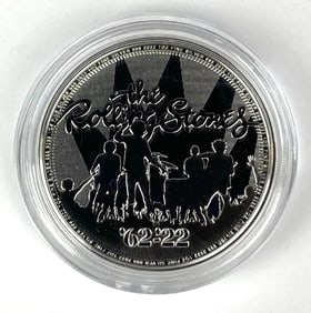 2022 Great Britain 2 Pound The Rolling Stones 1 oz .999 Fine Silver Coin
