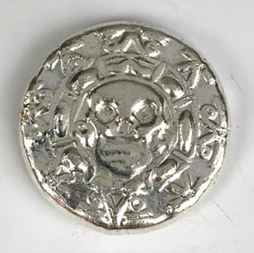 Hand Poured Pirate Coin 2.90 oz .999 Silver Round