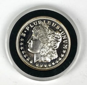 Silver Trade Unit Morgan Design 31.1 gram .999 Fine Silver Round
