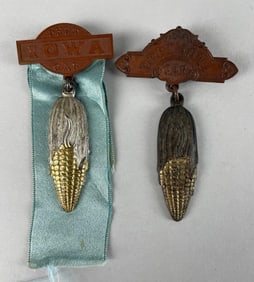 Group of 2 Antique Iowa Dept. GAR Medals