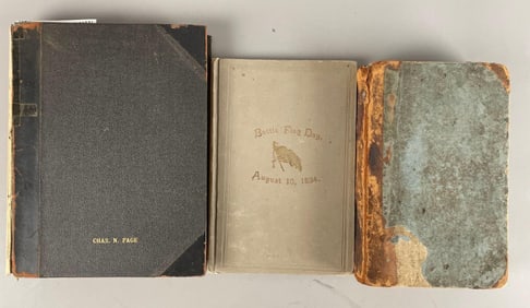 Group of 1800s Iowa Related Books