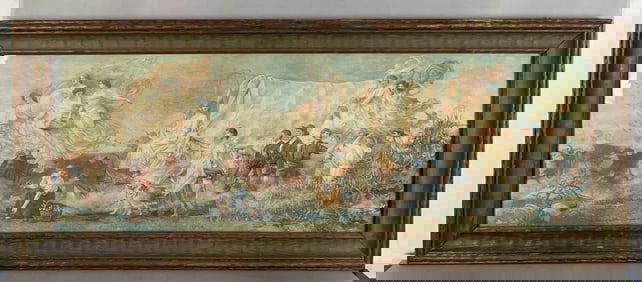 Vintage Edwin H Blashfield Westward Art Print