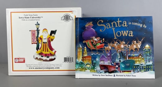 Group of 2 Iowa Christmas Items
