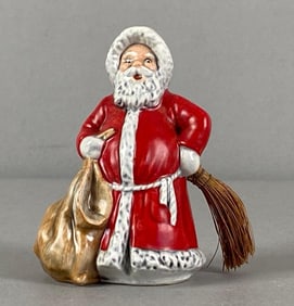 Goebel Porcelain Santa Claus with Broom Figurine