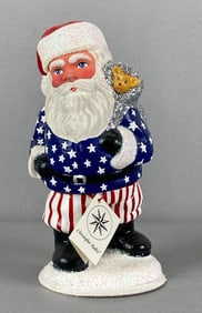 2002 Radko LE United States Santa Claus Figurine
