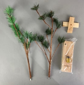 Group of 2 Peanuts Charlie Brown Christmas Trees