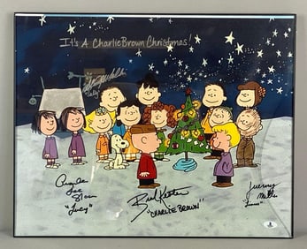 Cast Signed Charlie Brown Christmas Print