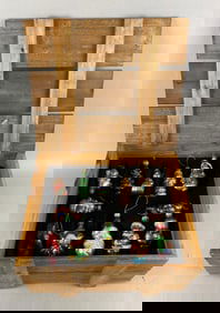 Group of 12 Thomas Pacconi Classics Blown Glass Christmas Ornaments