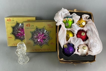 Group of Christmas Decorations