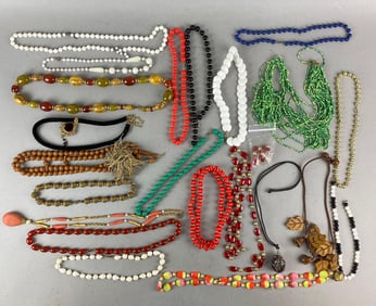 Group of Assorted Costume Jewelry Necklaces and More