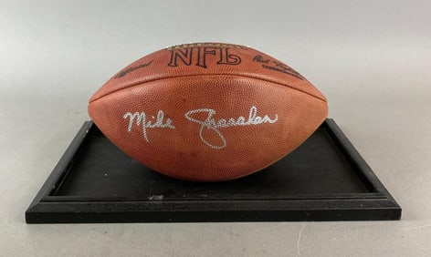 Signed Mike Shanahan Wilson NFL Football