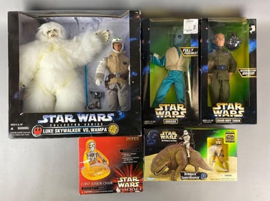Group of 4 Star Wars Action Figures and More
