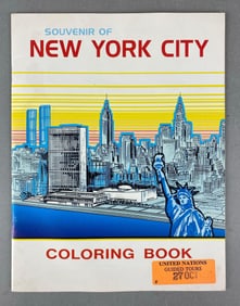 New York City Souvenir Coloring Book