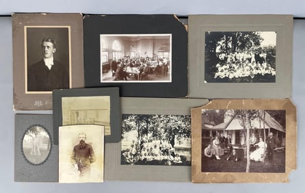 Group of 1800s Mounted Photographs