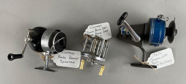 Group of Vintage Fishing Reels