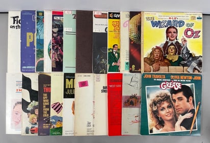 Group of Broadway Musical Vinyl Records