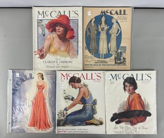 Group of 1930s McCalls Magazines