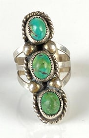Sterling Silver Turquoise Native American Ring