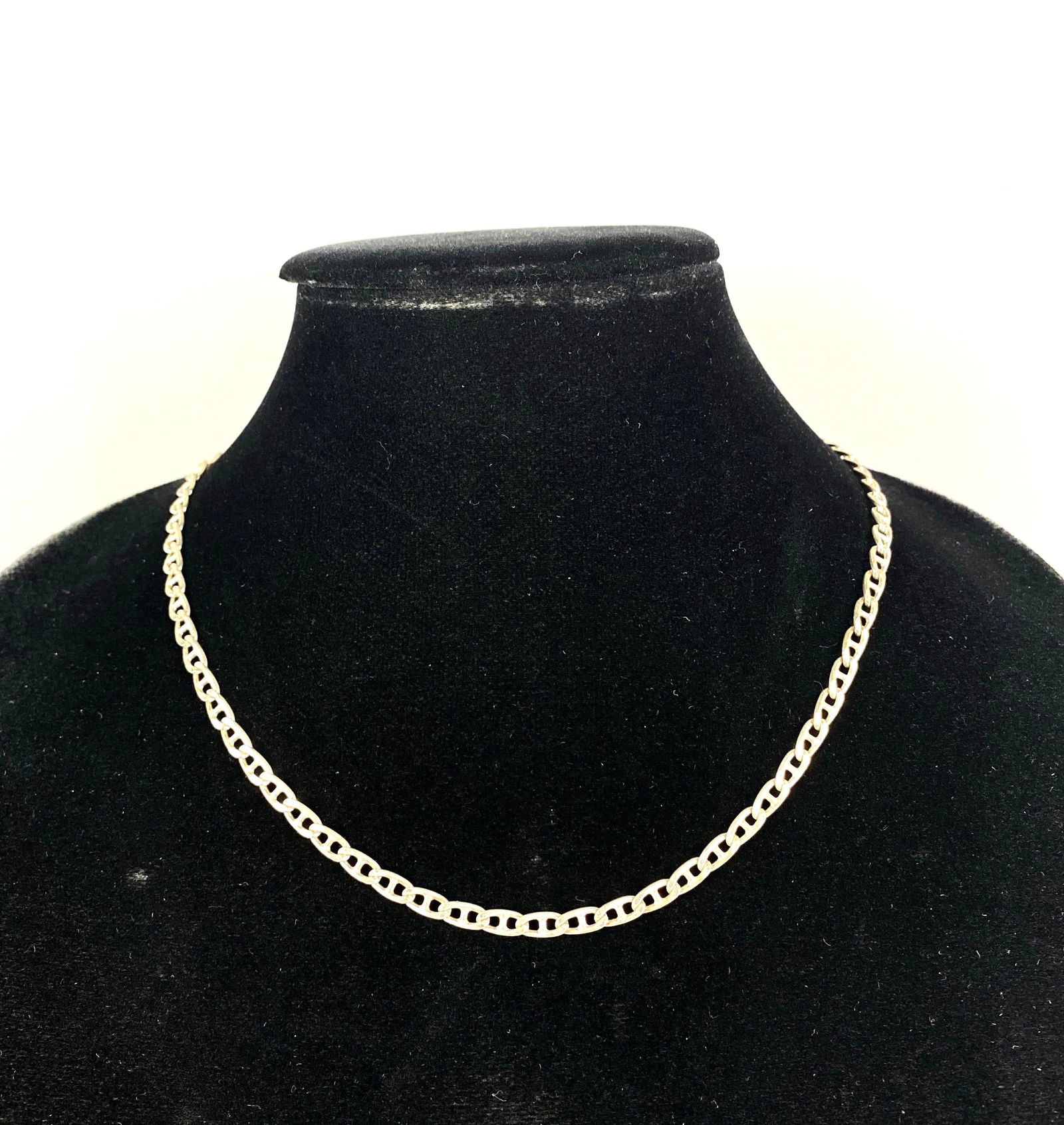 Italy Mariner Link Chain .925 Sterling Silver Necklace (1 of 3)