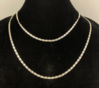 Italy Soldered Scroll .925 Sterling Silver Necklace