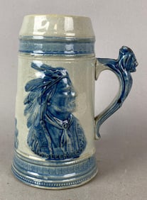 Antique Old Sleepy Eye Pottery Stein