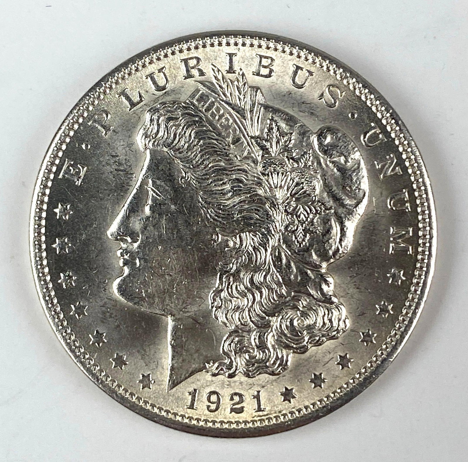 1921 US Morgan Silver Dollar (1 of 2)