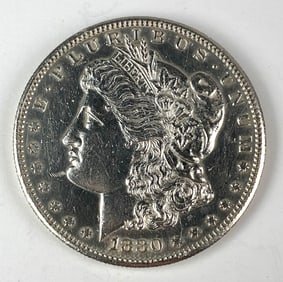 1880 S US Morgan Silver Dollar Coin