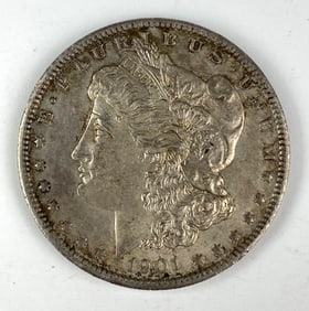 1901 S US Morgan Silver Dollar Coin